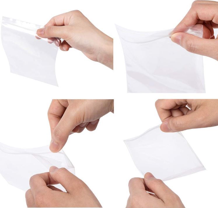 200 4×6 Reclosable Resealable Clear Zipper Plastic Bags 2Mil 4″x6″ inch