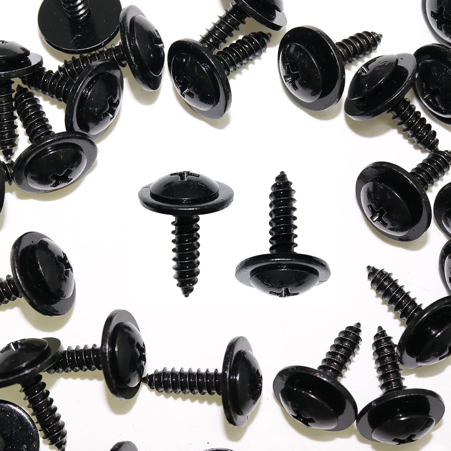 25 Pcs Truss Head Sems Screws Splash Shield Fender Liner Bolt for Honda Acura