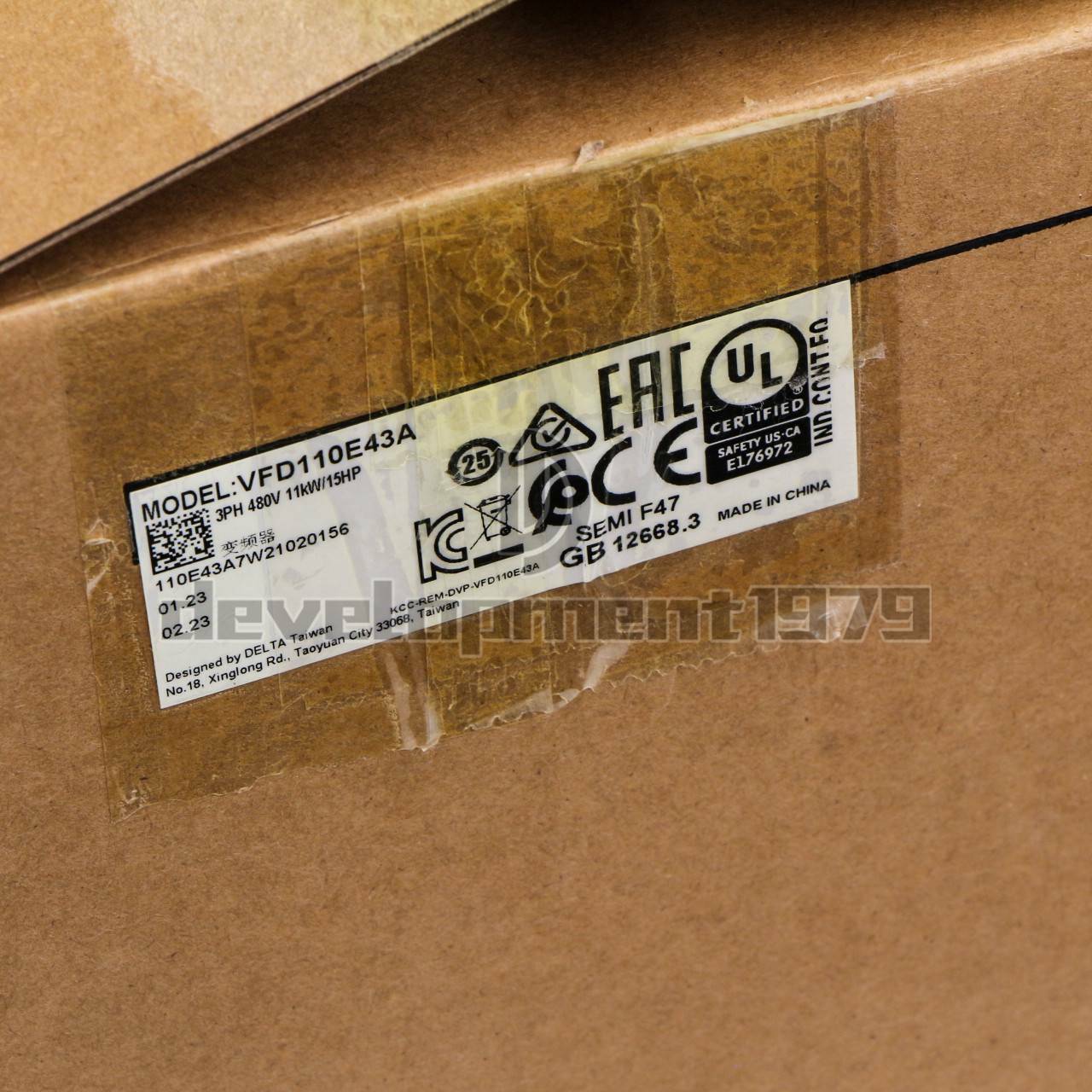 1PC NEW DELTA VFD VFD110E43A Inverter 11kw 15HP 3PHASE 380V 600Hz
