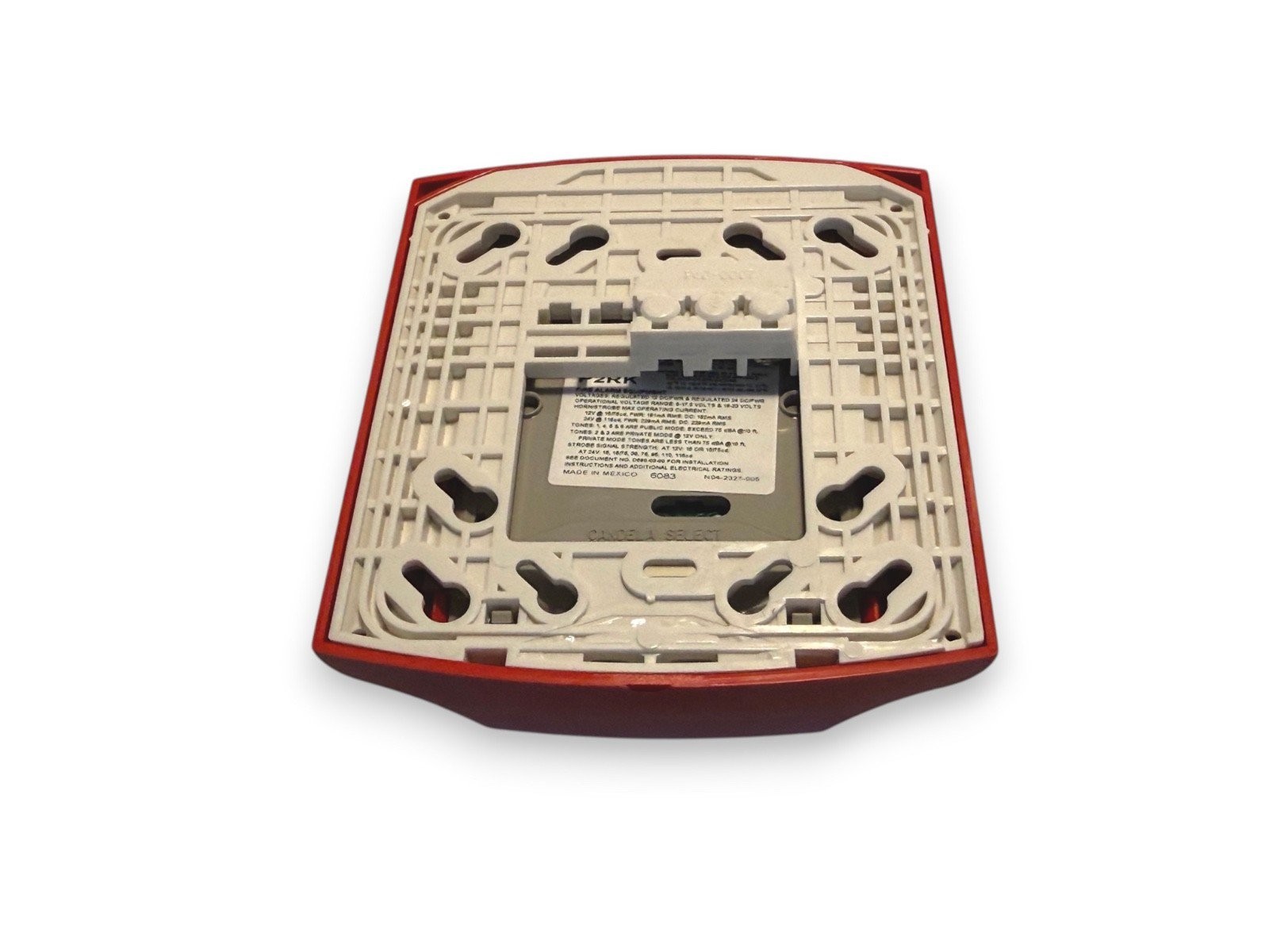 System Sensor P2RK Fire Alarm Horn Strobe Wall Red