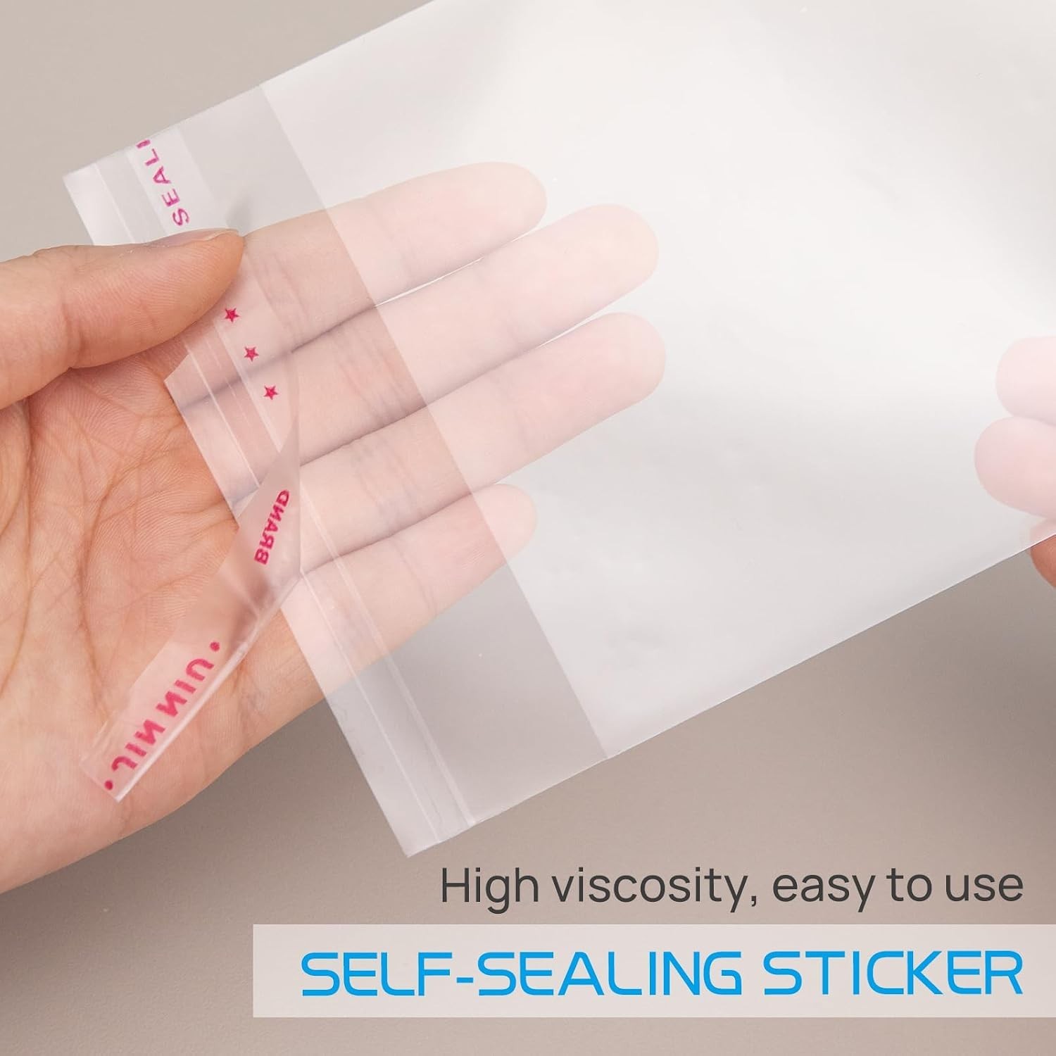 4X4 Inch 120Pcs Clear Cellophane Bags with Seal, Adhesive Cookie Bag for DIY,…
