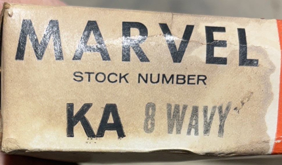 Marvel Metal Cutting Band Saw Blade KA 8 Wavy 10’5” X 3/4” Width X .032 Gauge