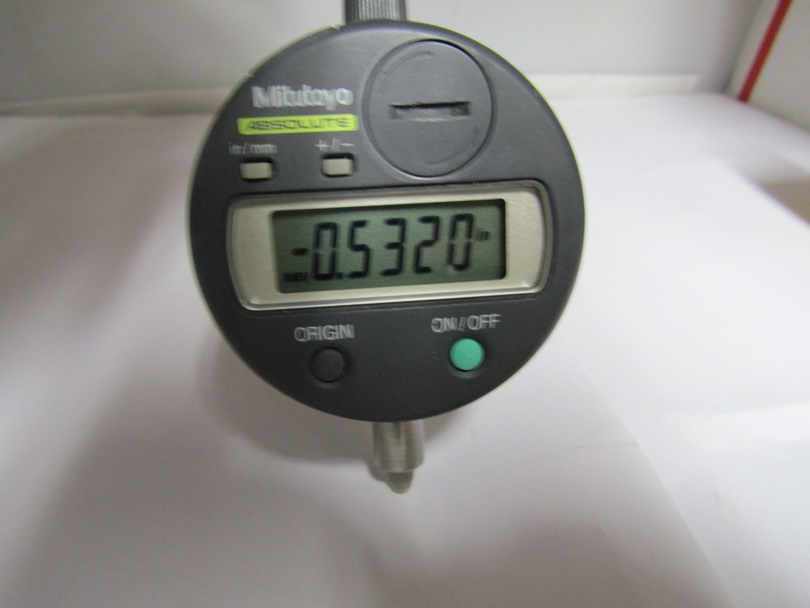 MITUTOYO 543-683B, Model ID-S1012EB Digital indicator Absolute, .500Travel .0005