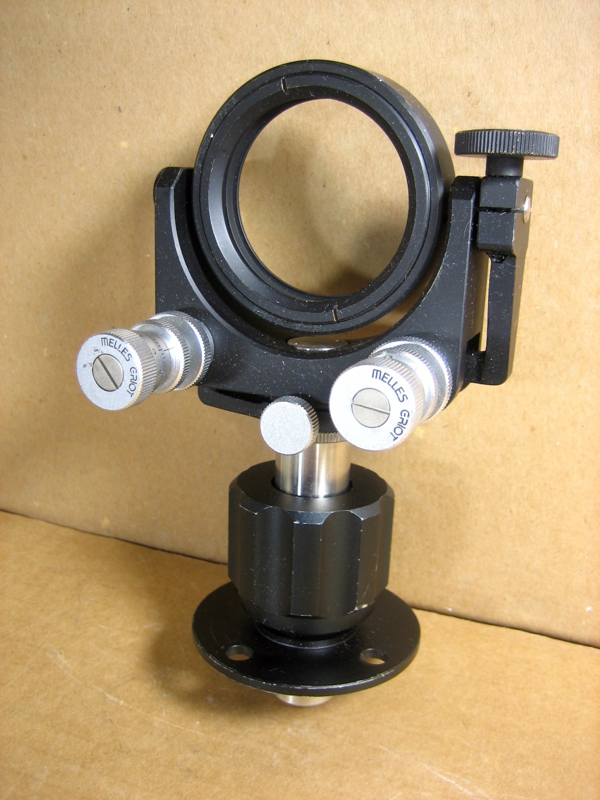 Melles Griot Gimble Lens Mount Mirror Holder 2″ Mount 20mm Rod