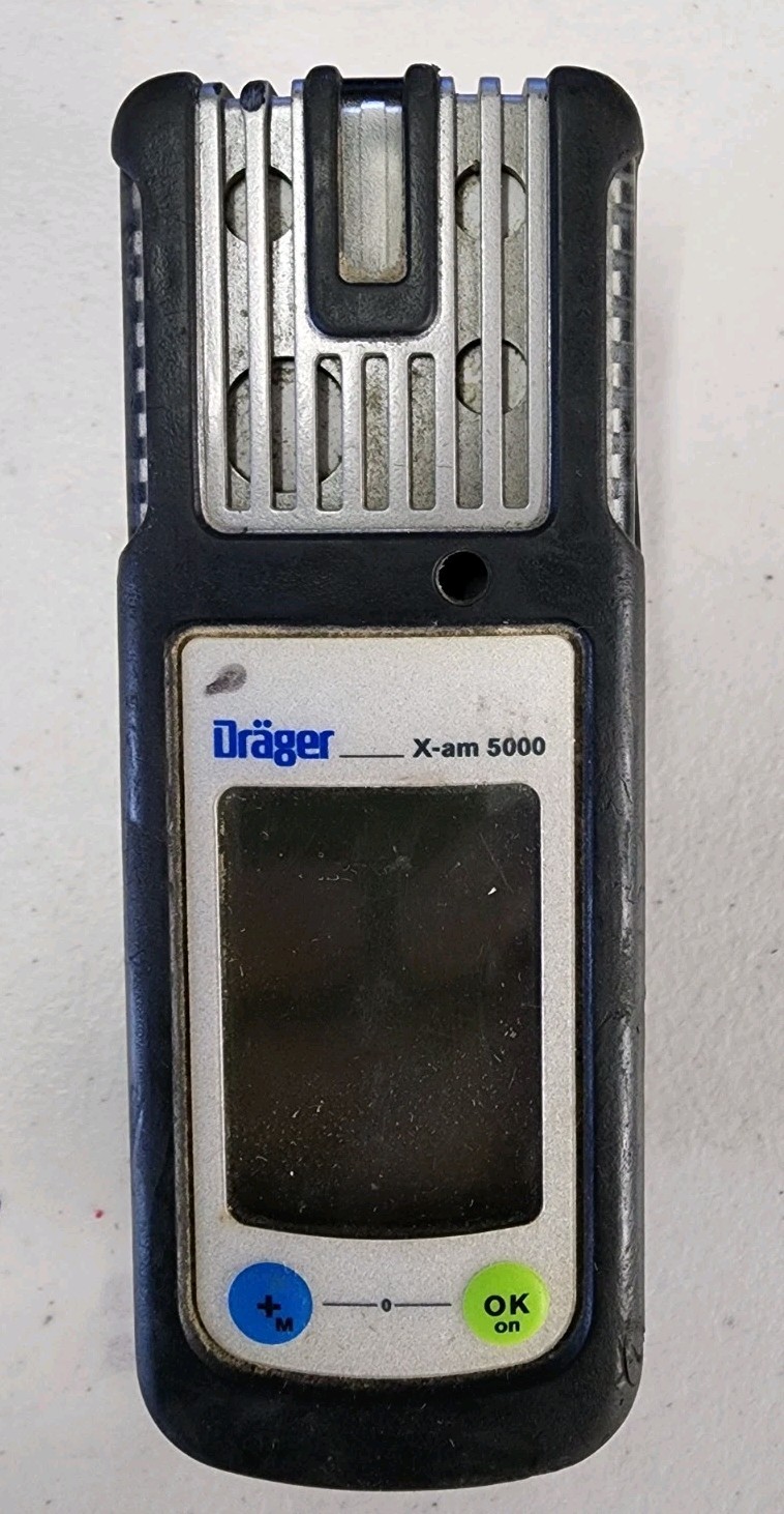 Dräger X-am 5000 Portable Gas Detector For Parts Not Working AS-IS