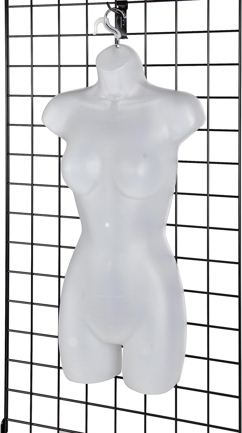 2 Clothing Display Torso Forms Fits S – L Hanging Male Female Mannequin Frosted