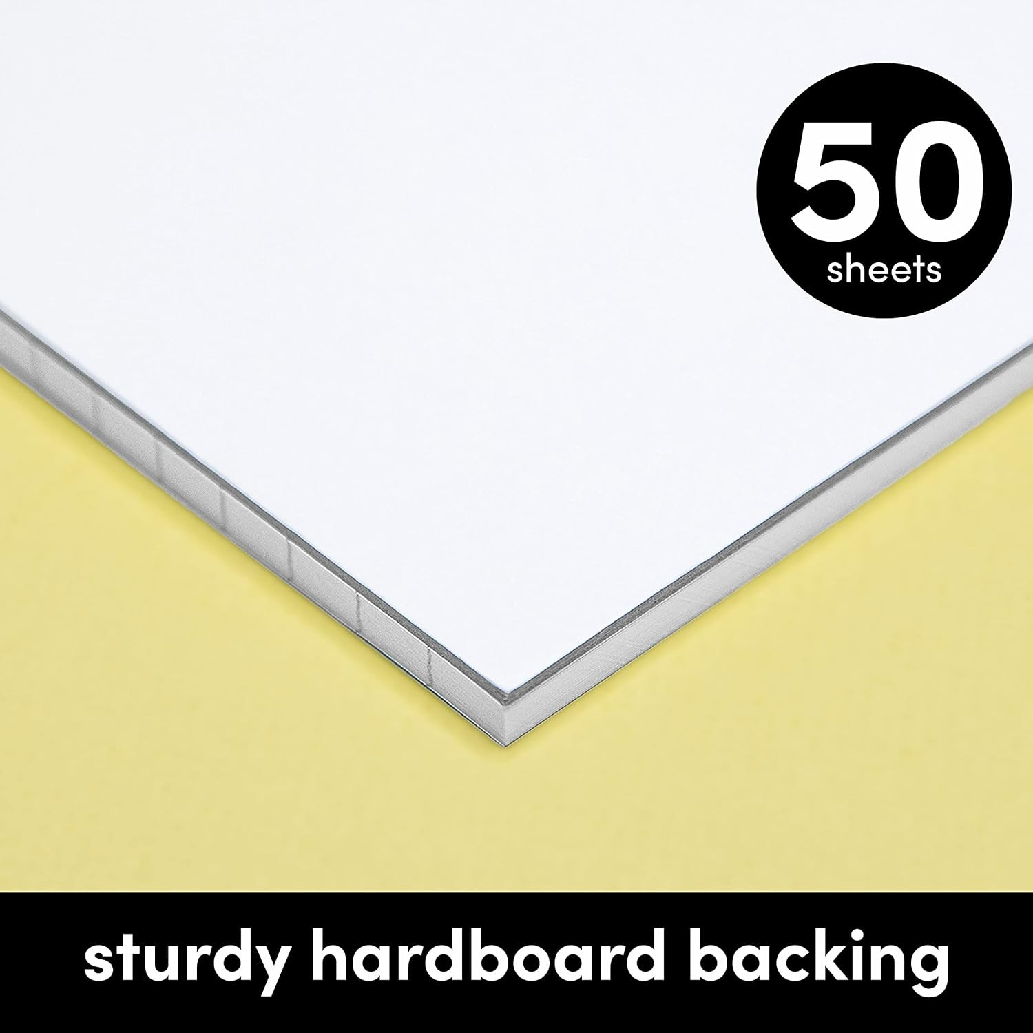 6 Pack Lined Legal Pads 8.5×11″ Wide Ruled Notebook Color Binding 50 Sheets