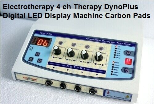 Electrotherapy 4 Channel Therapy Machine Digital Unit Home Use Model Dynopluse $