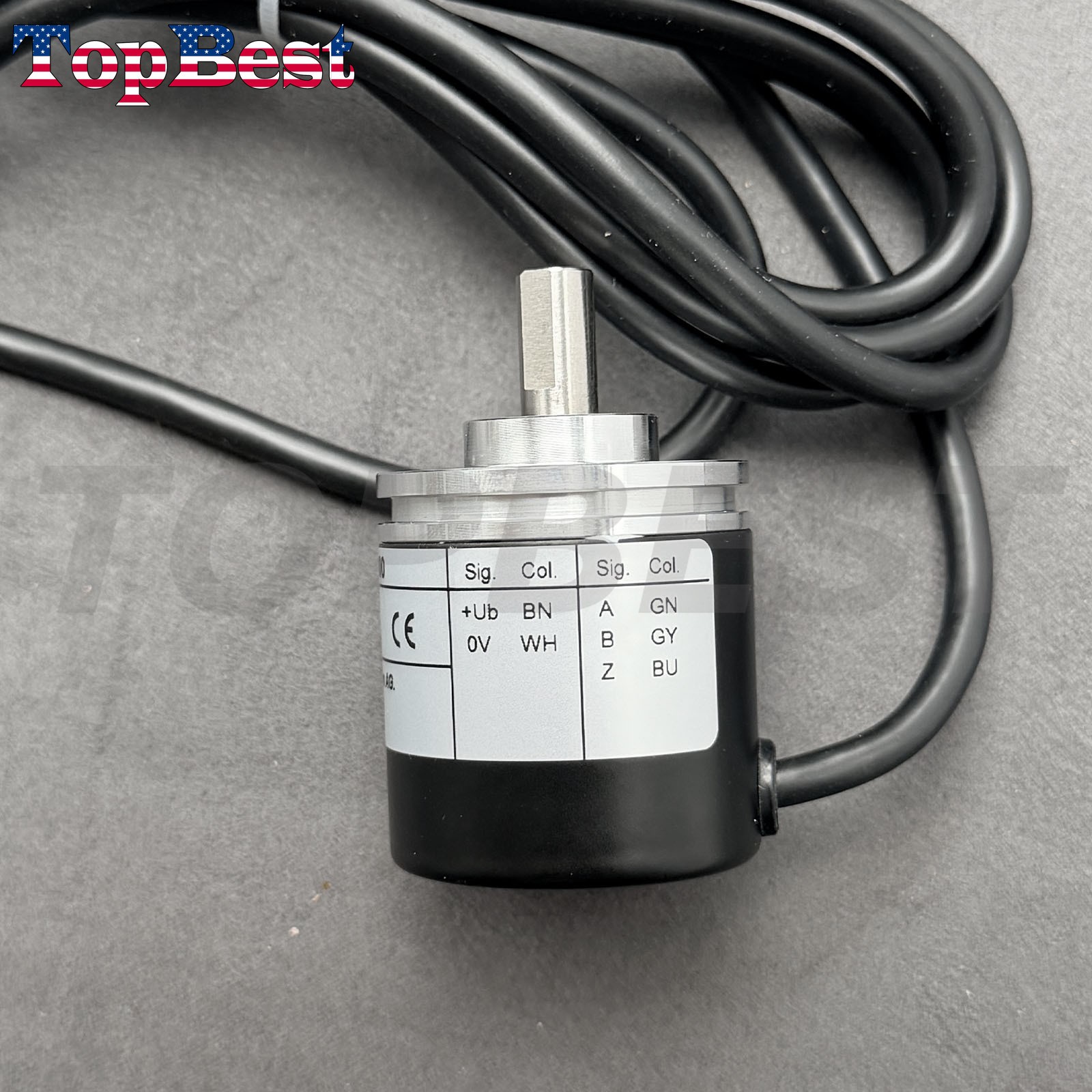 EBB38B6-P6PR-2000 Rotary Encoder for ELCO 2000 Pulse Incremental Encoder