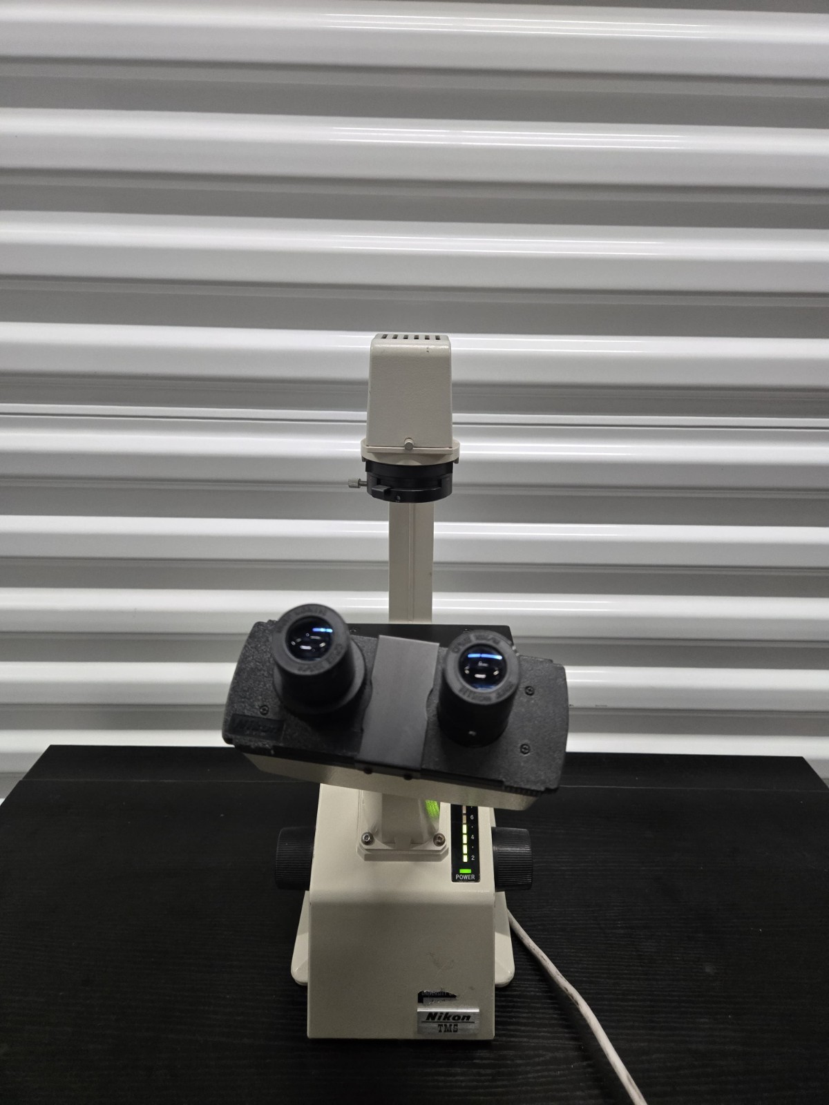 Nikon TMS Inverted Phase Contrast Trinocular Microscope / 3 Objectives