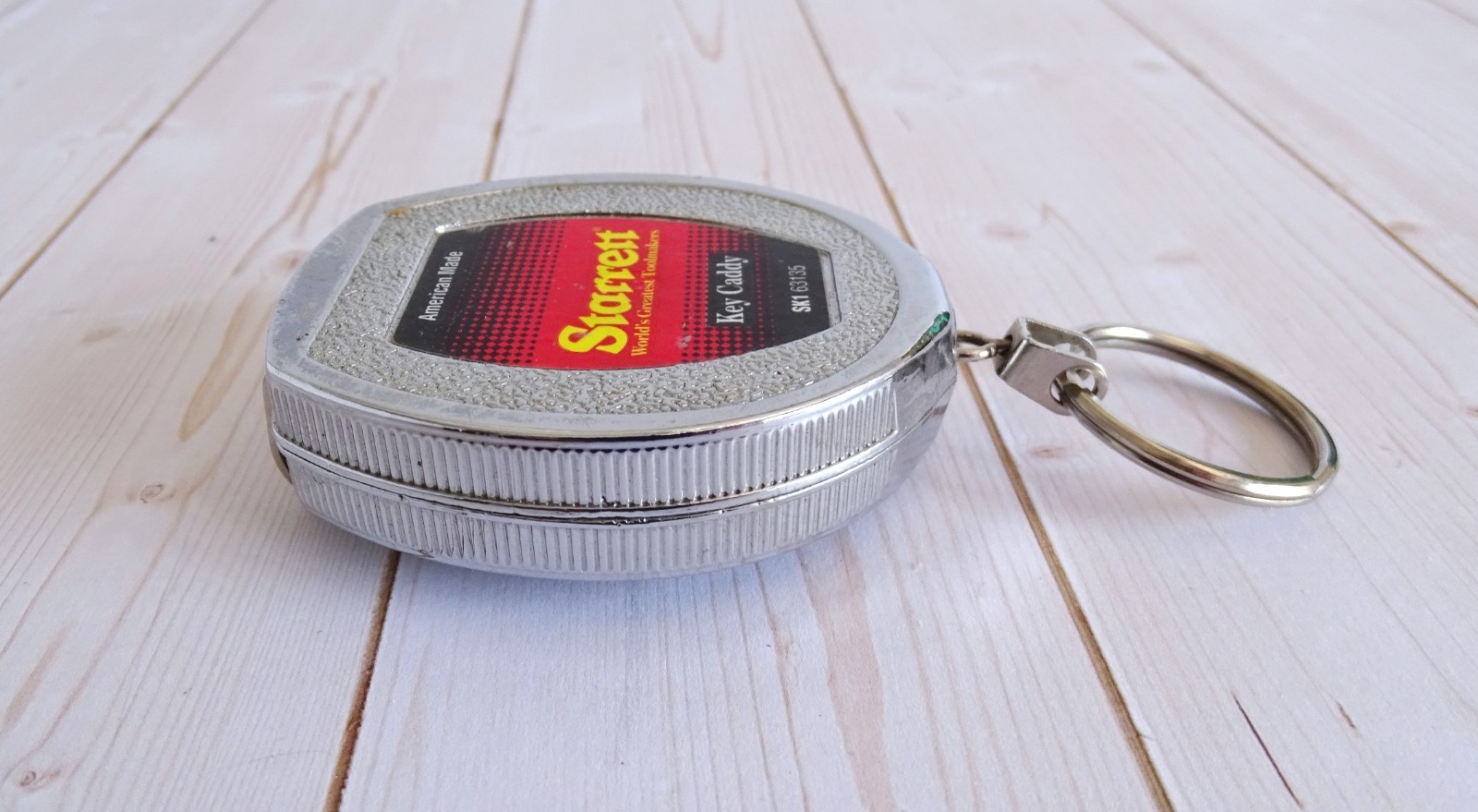 Starrett SK1 63135 Key Caddy Tool Belt Clip Retractable Chain Ring