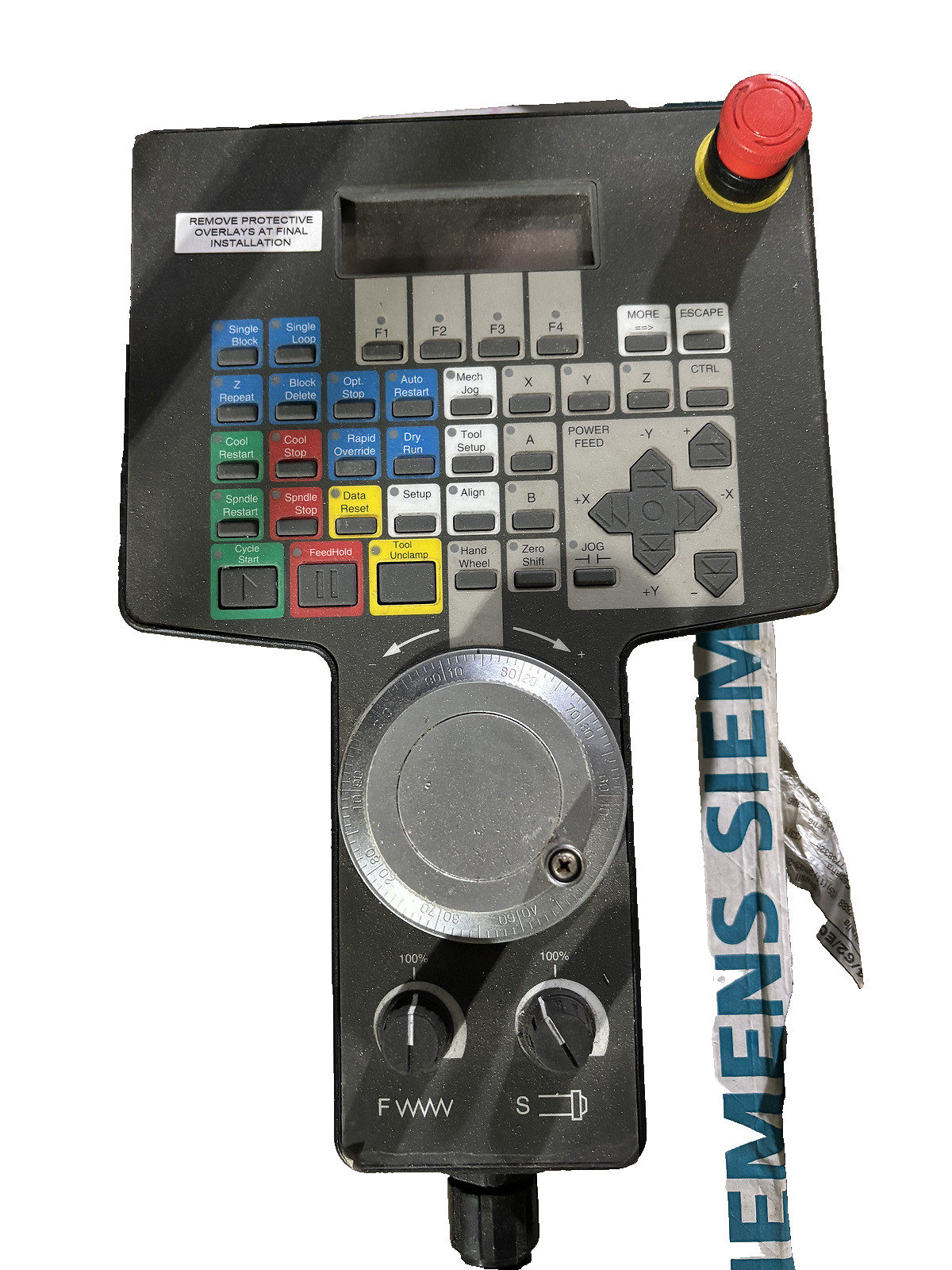 CINCINNATI MILICRON 3-424-2158A REV B TEACH PENDANT reman by Siemens