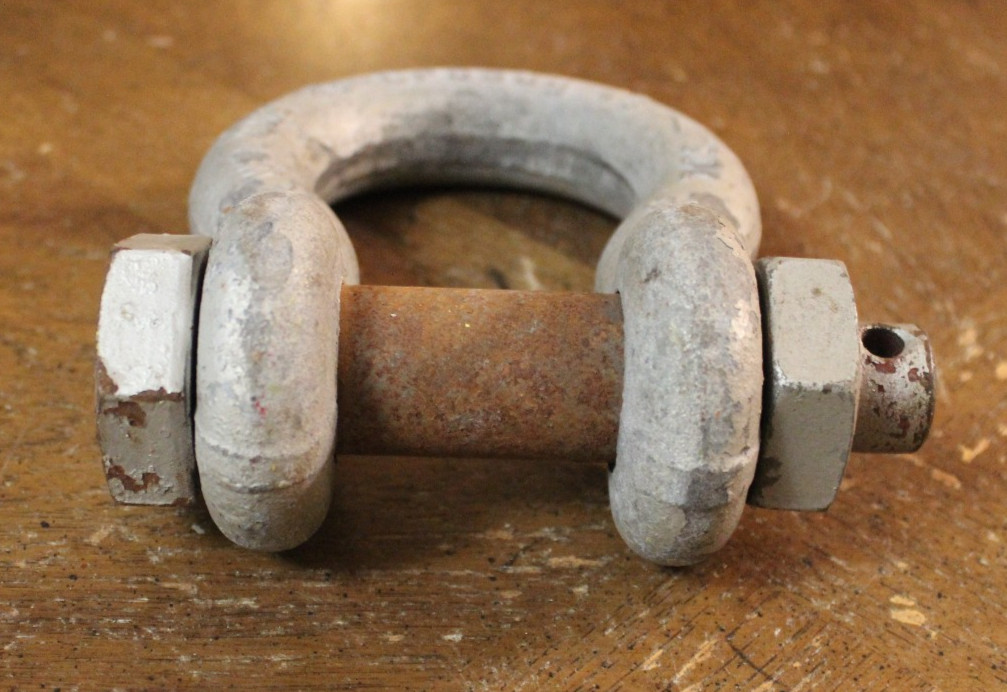 Crosby 1″ Bolt on Type Anchor Shackle 8-1/2 Ton Hot Dipped Galvanized G-2130
