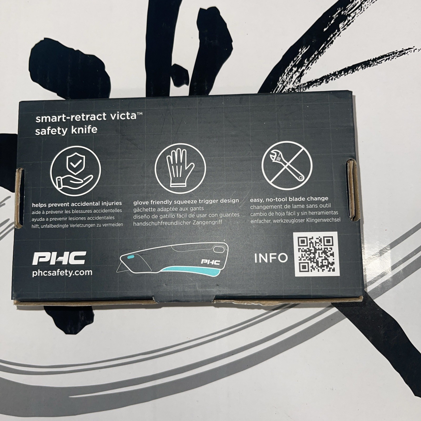 PHC Auto-Retract Rebel Safety Knife Pacific Handy Cutter Utility Knife