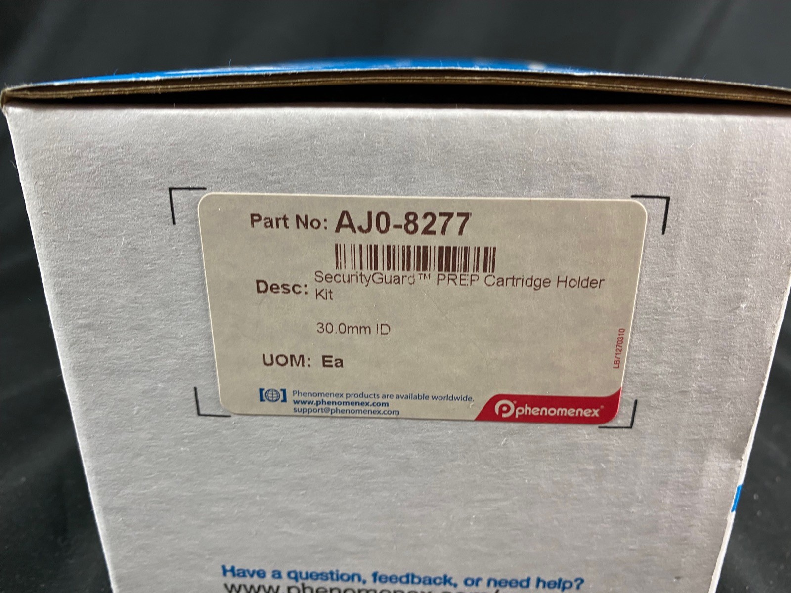PHENOMENEX SecurityGuard PREP Cartridge Holder 30.0mm ID HPLC AJ0-8277