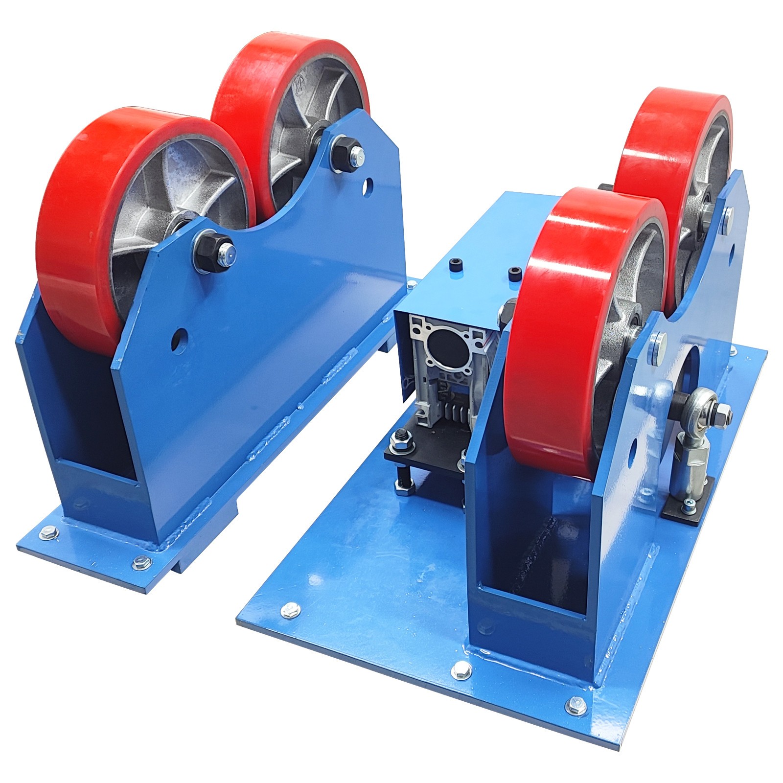 2T Heavy Duty Welding Positioner Roller Stand for Pipe & Vessel Fabrication 110V