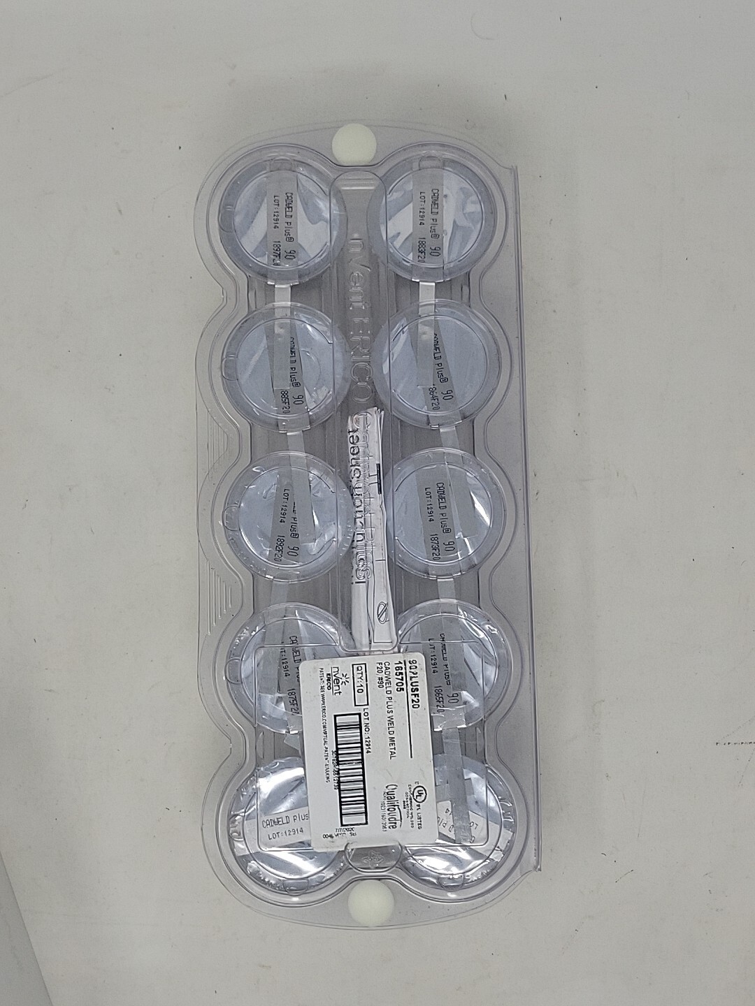 NVENT ERICO CADWELD 90PLUSF20 WELDING MATERIAL F20 #90 FULL SET OF 10 PCS.