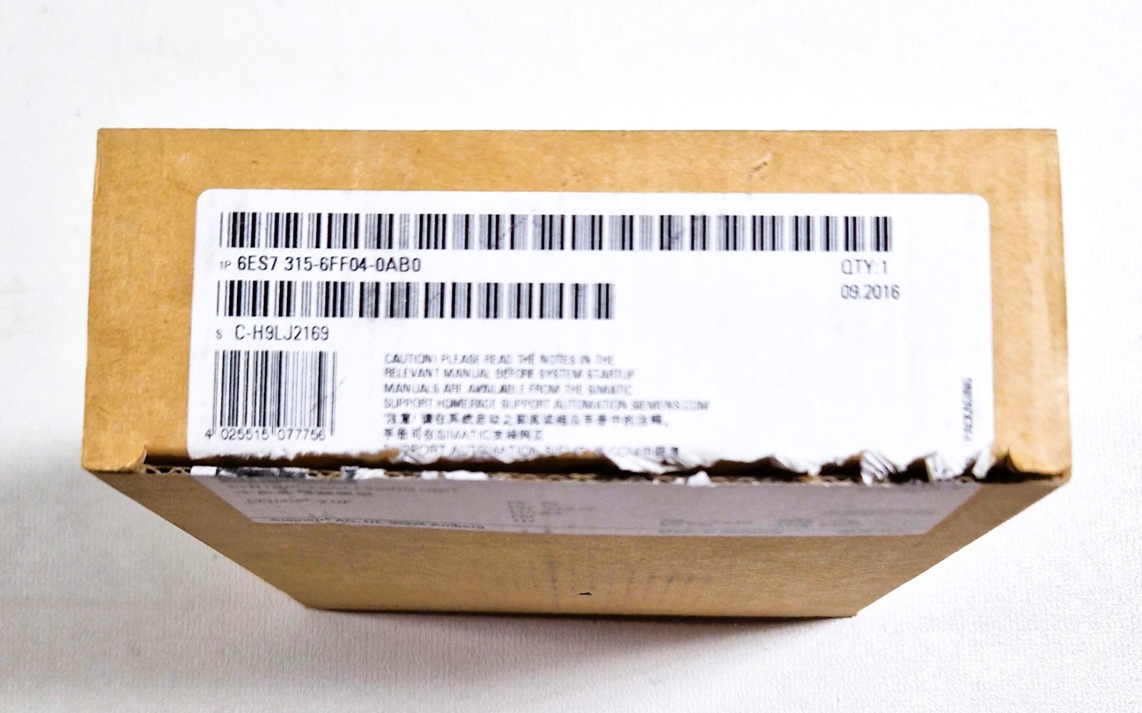 Siemens Simatic S7-300 6ES7 315-6FF04-0AB0 Fail-Safe Baugruppe / Zentraleinheit