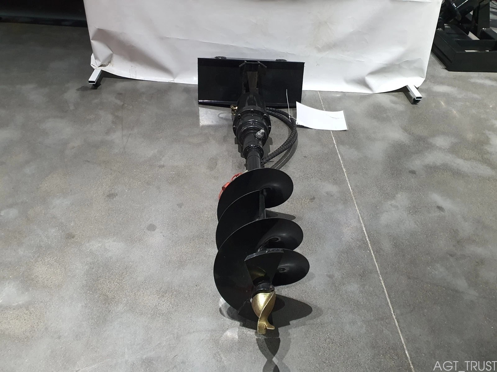 AGROTK 12″ Hydraulic Auger Attachment For AGT Mini Skid Steer|M-AG