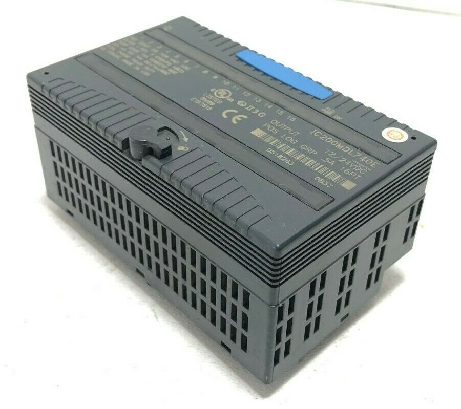 GE-FANUC IC200MDL740E , VersaMax 12/24VDC 0.5Amp Positive Logic Output Module
