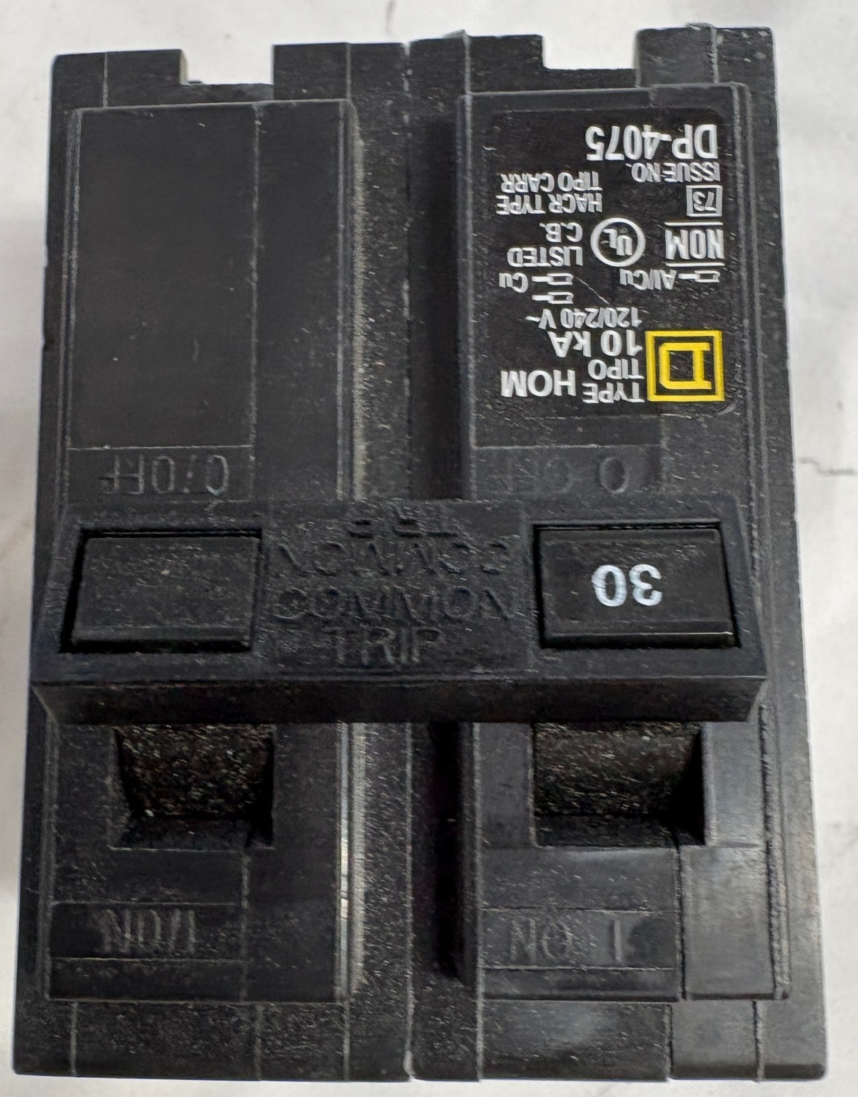 Square-D HOM230 Homeline 30A Double Pole Breaker Schneider DP-4075 New Shipped!