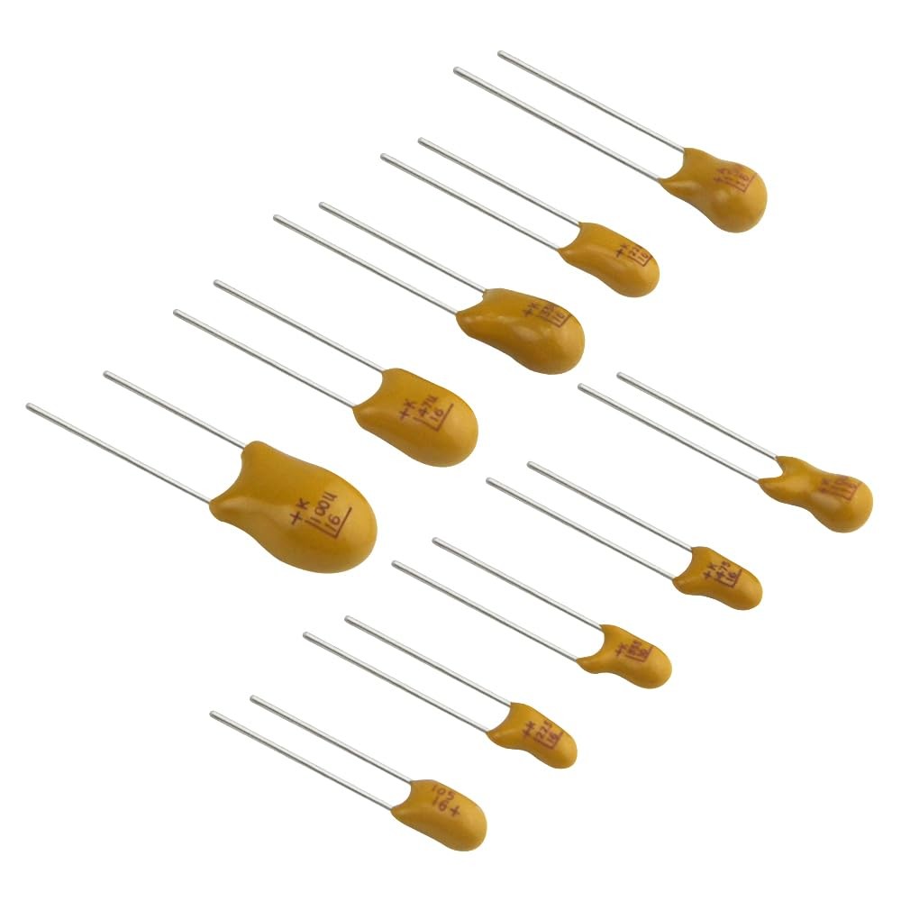 XINGYHENG 100Pcs 10Value 16V 1 Uf – 100 Uf Tantalum Capacitor Assorted Kit with