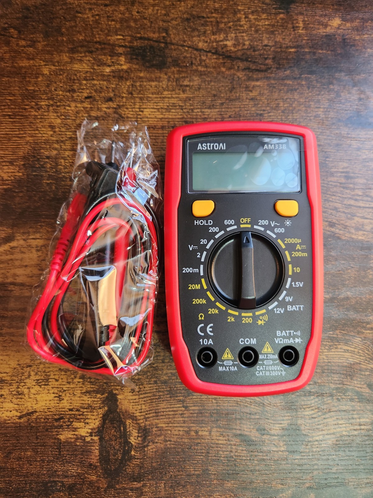 AstroAI AM33B Handheld Digital Multimeter 2000 Count CAT III 600V Manual