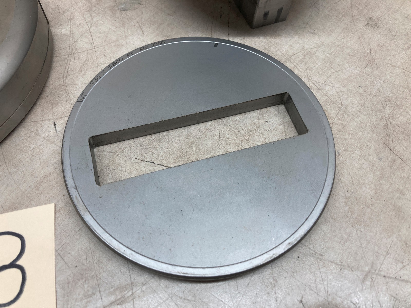 set of wilson tool Amada Punch Press 6″ Die & Punch .930×3.800 RT