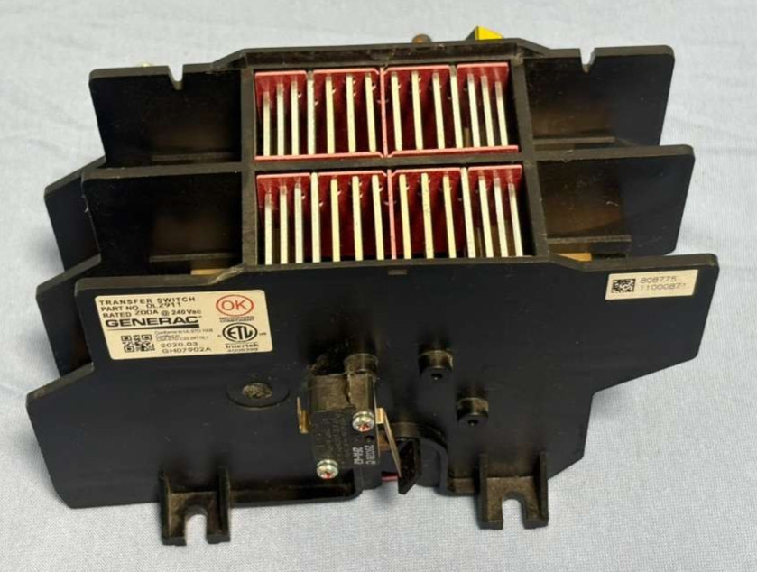 Generac Transfer Switch Assembly 200 Amps 240 Vac Part 0L2911