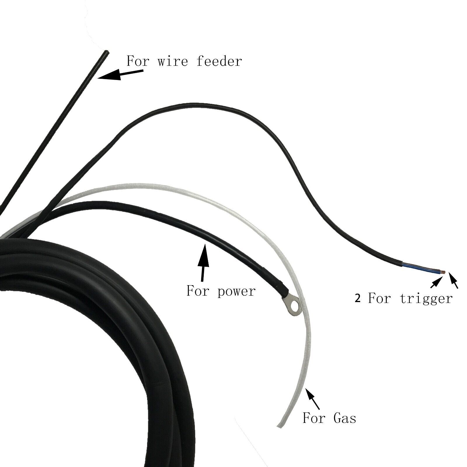8Ft Parts For Goplus MIG130 Welder Flux Core Wire Automatic Feed Welding Machine
