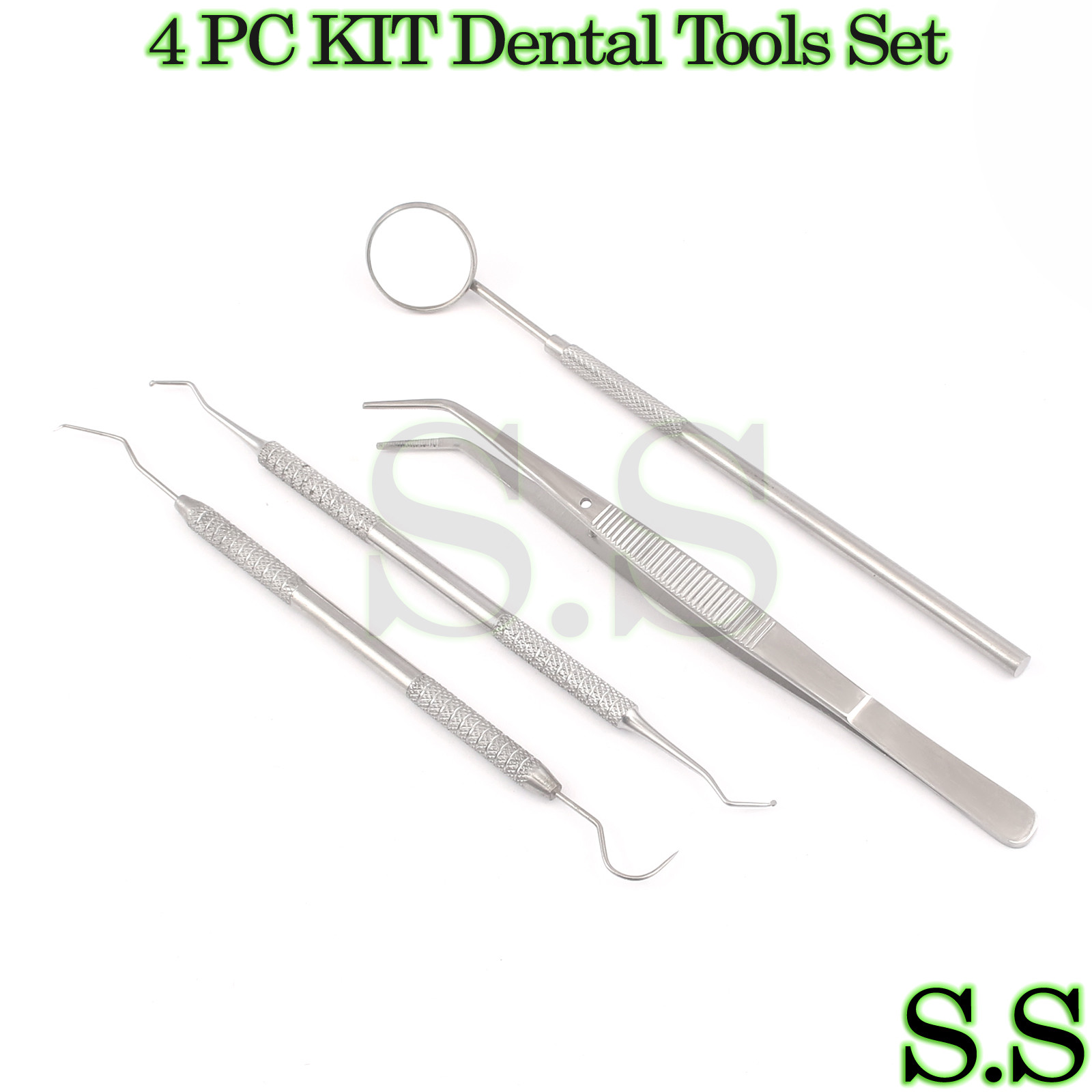 4 PC KIT Dental Tools Set Instruments ,PR-0025