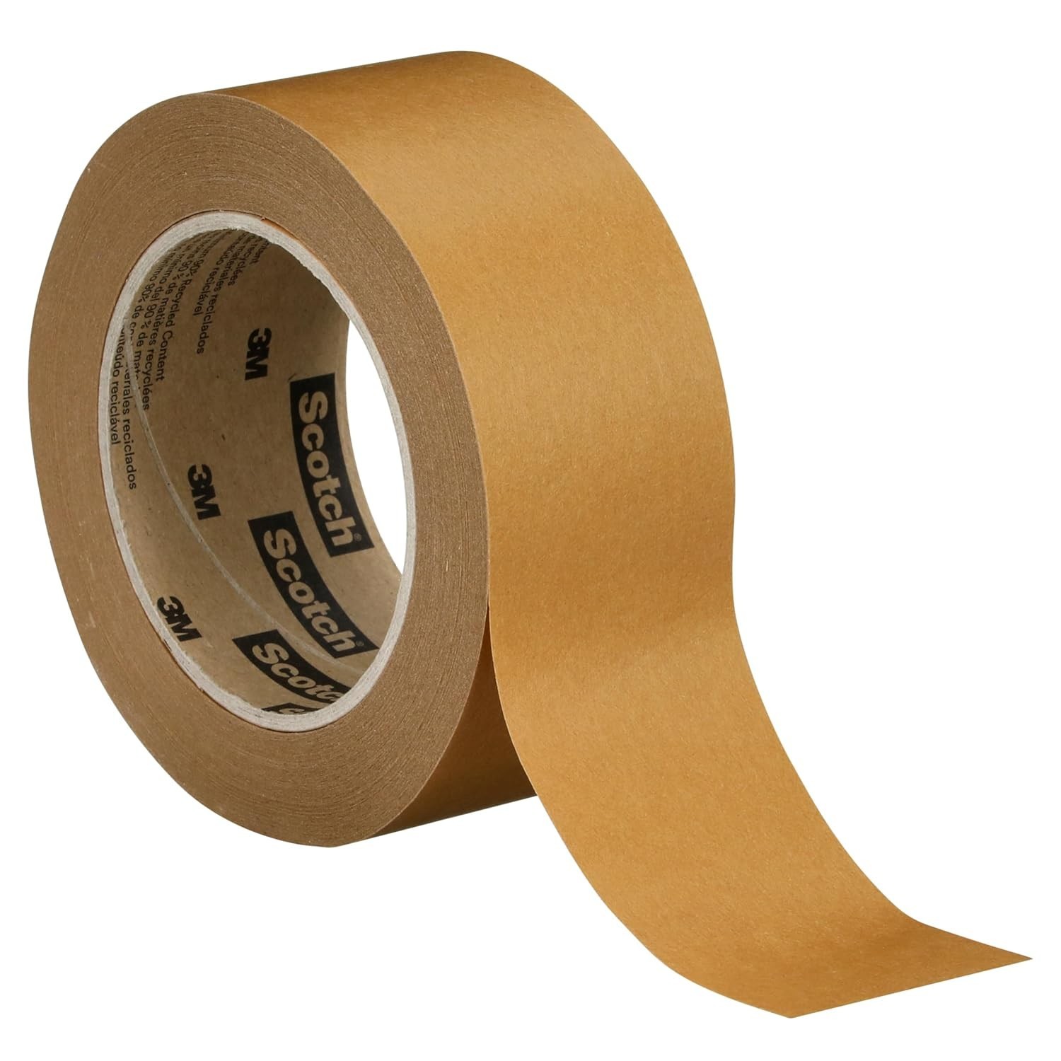 Scotch 570 Paper Box Sealing Tape 1.9in x 55yd Brown Shipping Roll