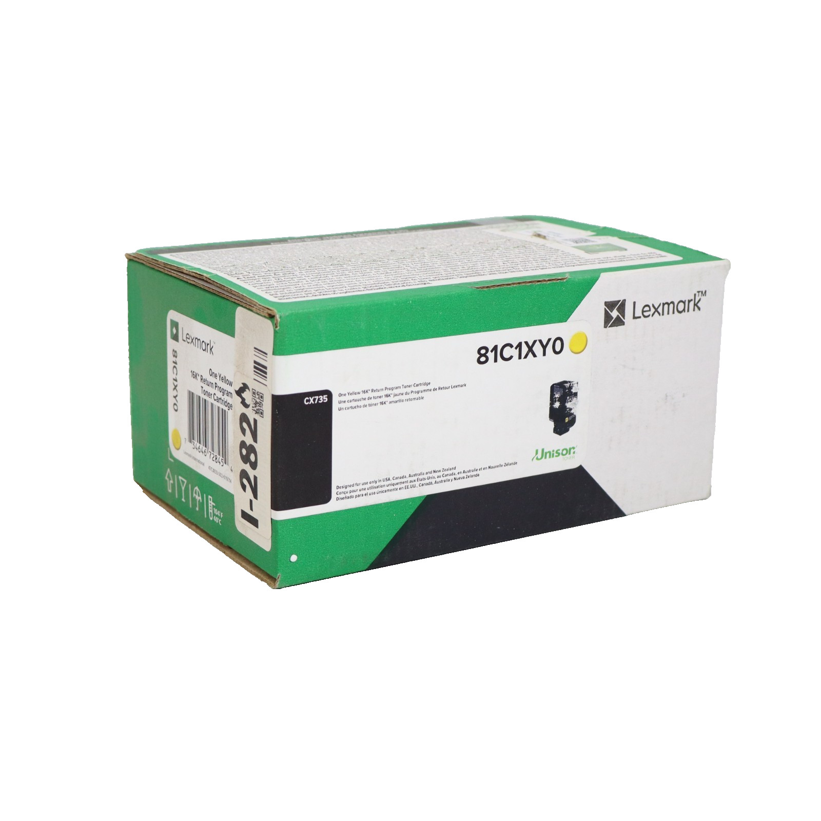Lexmark 81C1XY0 16200 Page Yield Return Program Toner Cartridge – YELLOW – NEW!