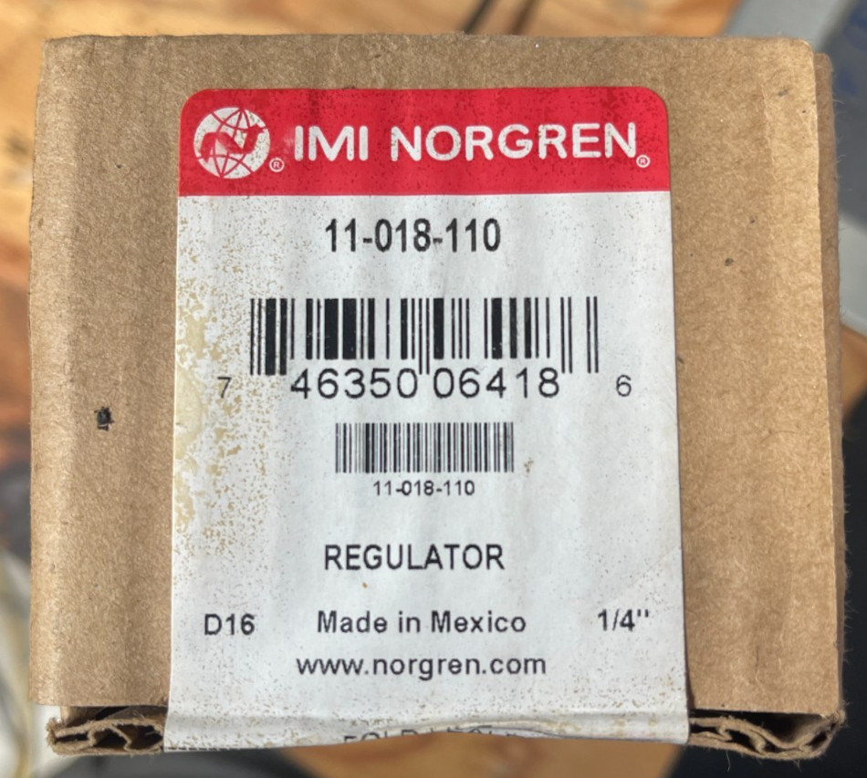 NORGREN 11-018-110 Pressure Regulator – BRAND NEW IN BOX