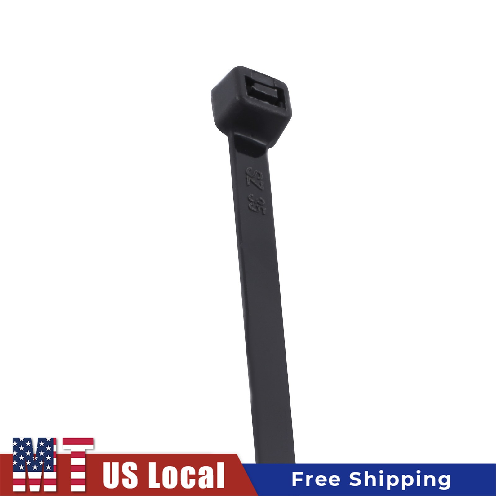 Self-Locking Zip Ties 1200pcs 14 Inch Nylon 50lb Heavy Duty 0.18in Width Black