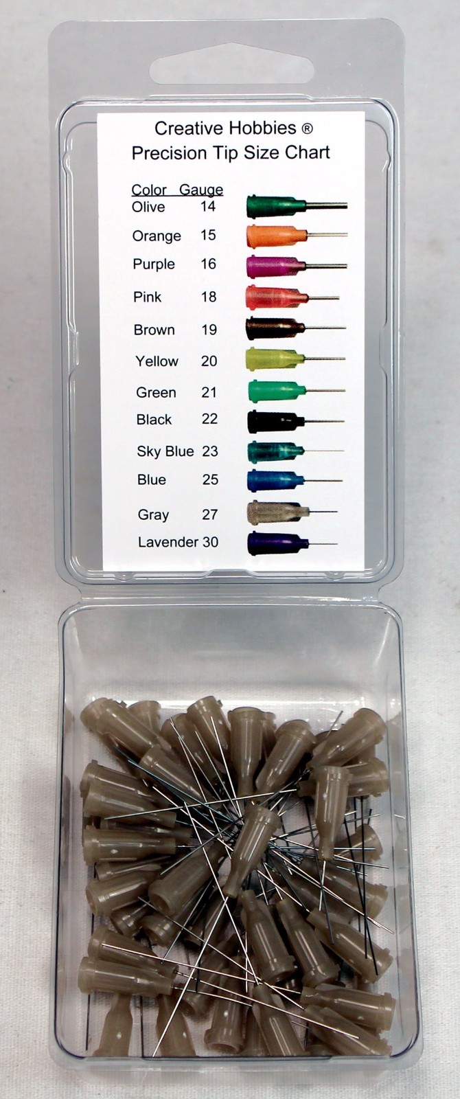 27 Gauge 1.5 Inch, Precision Applicator Dispensing Needle Tips, 50 Pieces