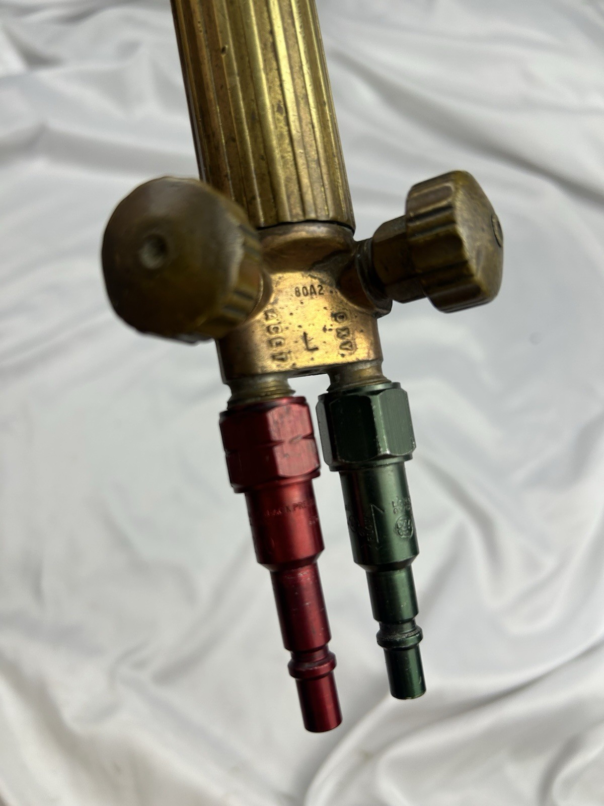 No Name Heavy Duty Cutting Welding Torch Handle (victor?) Heavy Duty Brass