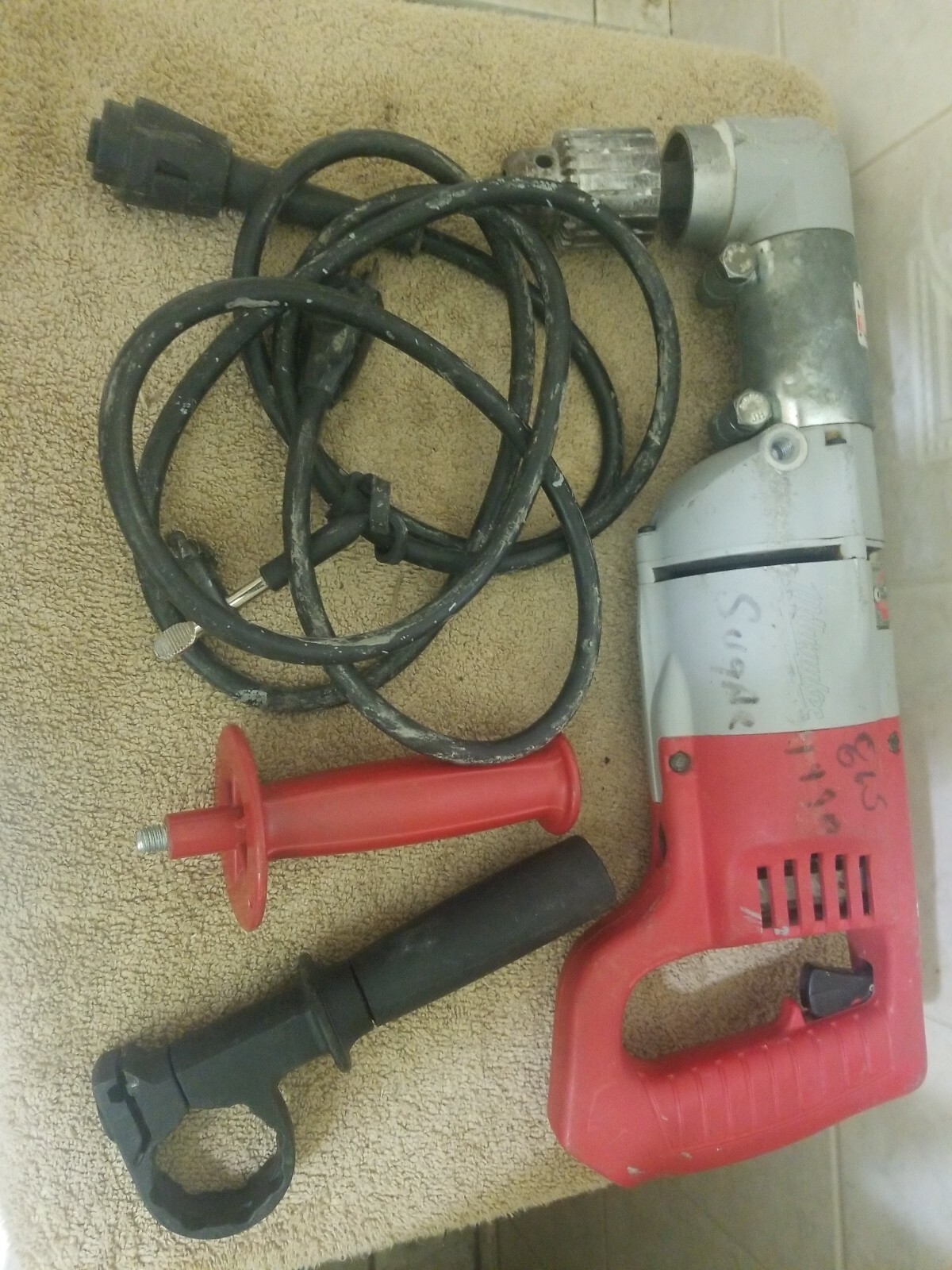 Milwaukee 1107-1 1/2″ Heavy Duty Variable Speed, Right Angle Drill w/ Chuck