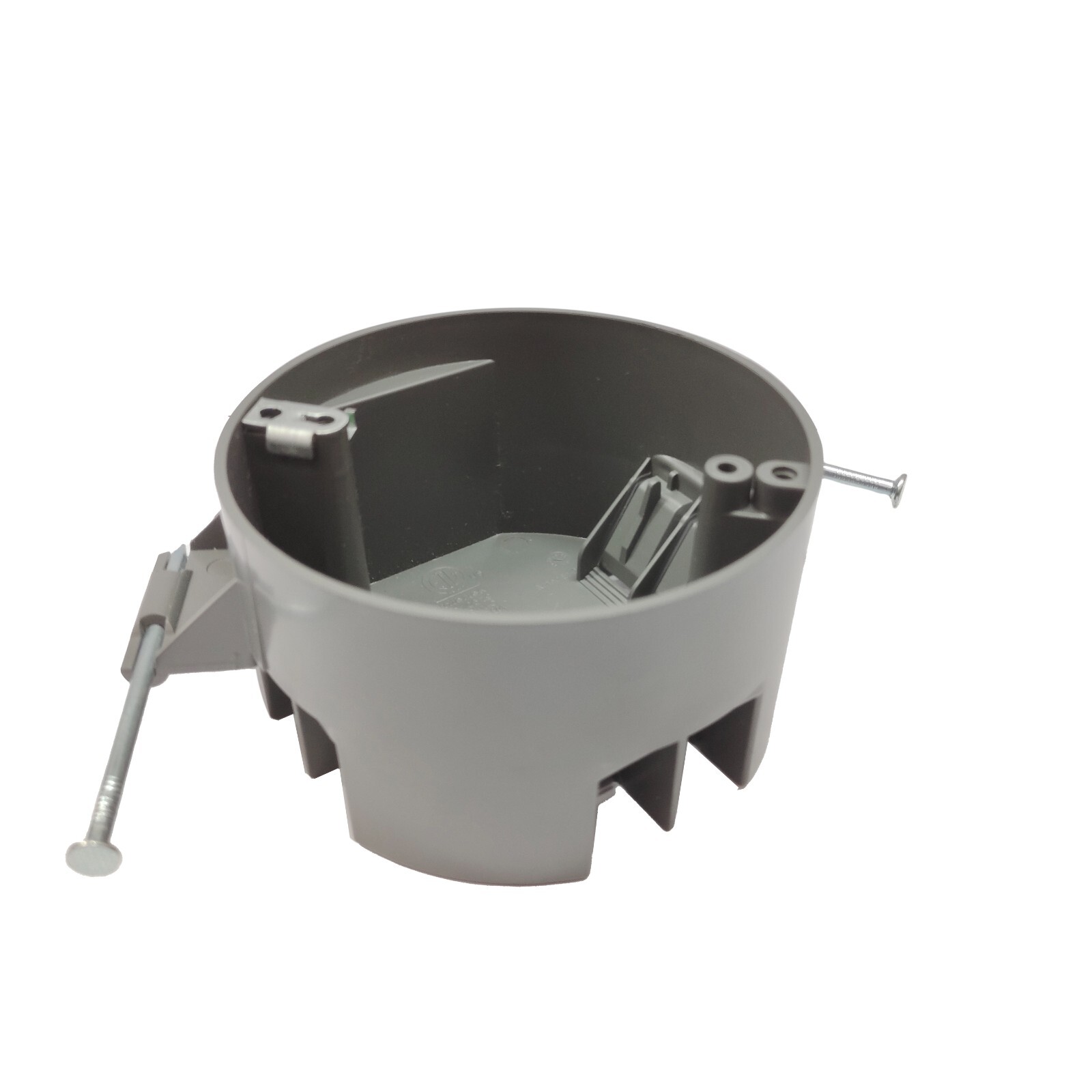 25-Pack 4 inch Round Electrical Ceiling Box w/Grounding 20 Cu In ETL Certified