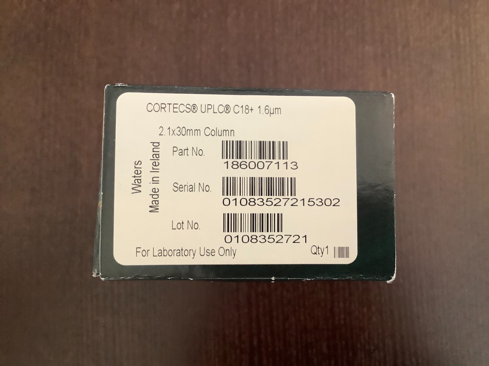 NEW WATERS 186007113 CORTECS C18+ Column, 90Å, 1.6 µm, 2.1 mm X 30 mm