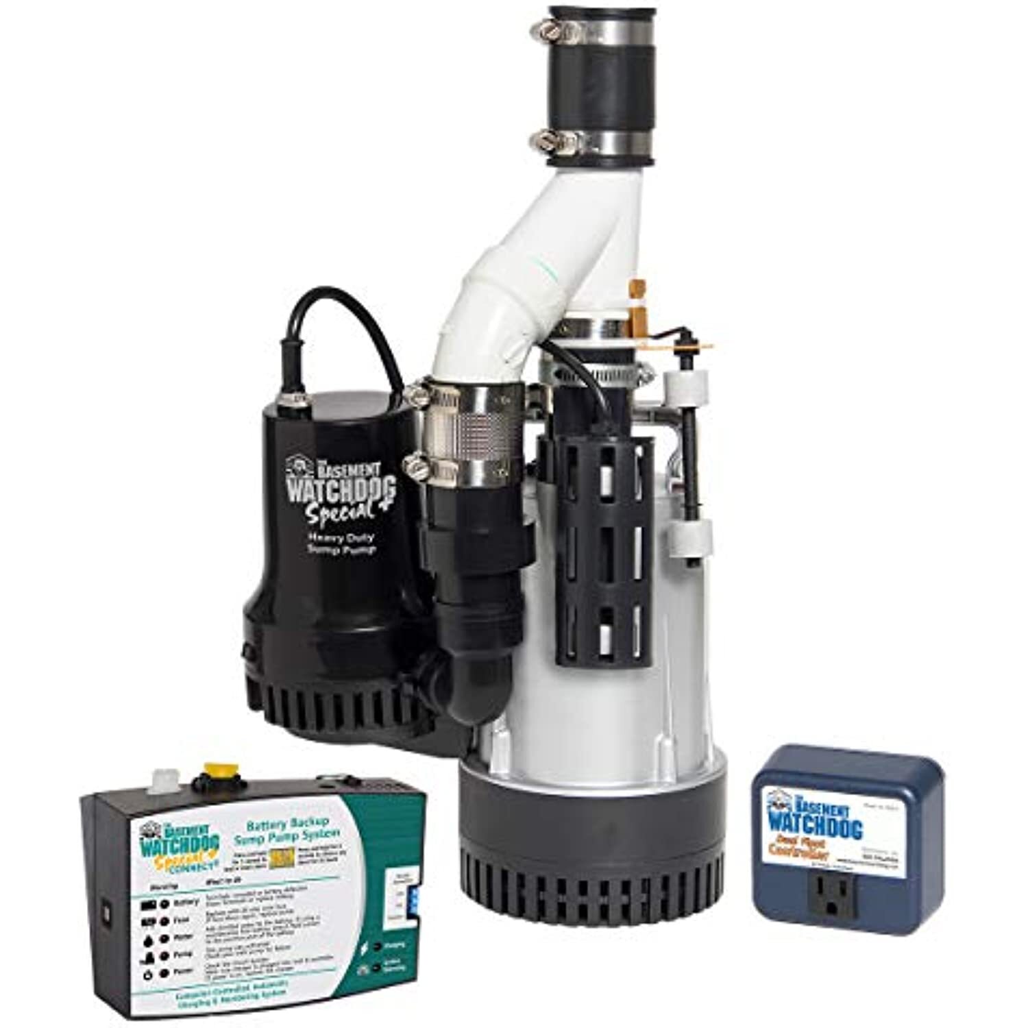 THE BASEMENT WATCHDOG Model BW4000 1/2 HP Combination Submersible Sump Pump with