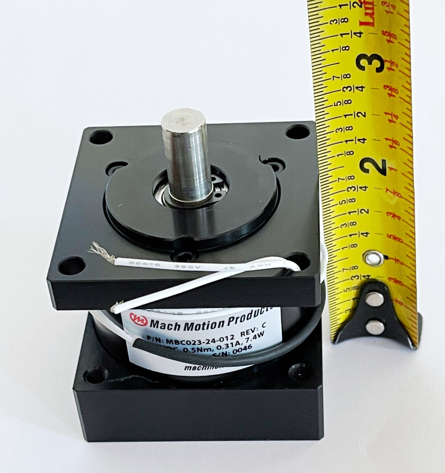 MACH MOTION NEMA 23 Front Brake Stepper Servo Motor 3/8″ Shaft MBC023-24-012