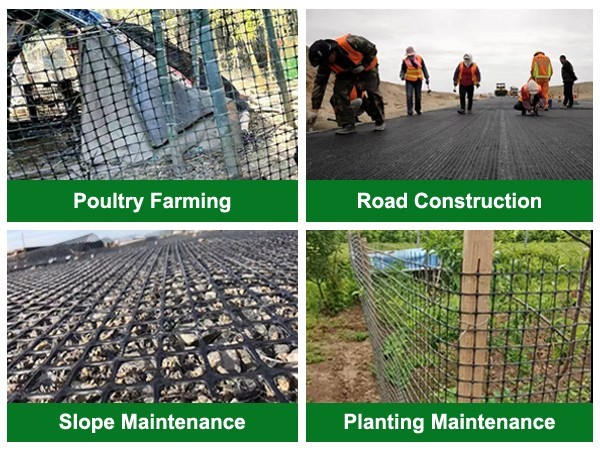 Geogrid for Retaining Wall, Bi-Directional Universal Stabilization Grid Fence US