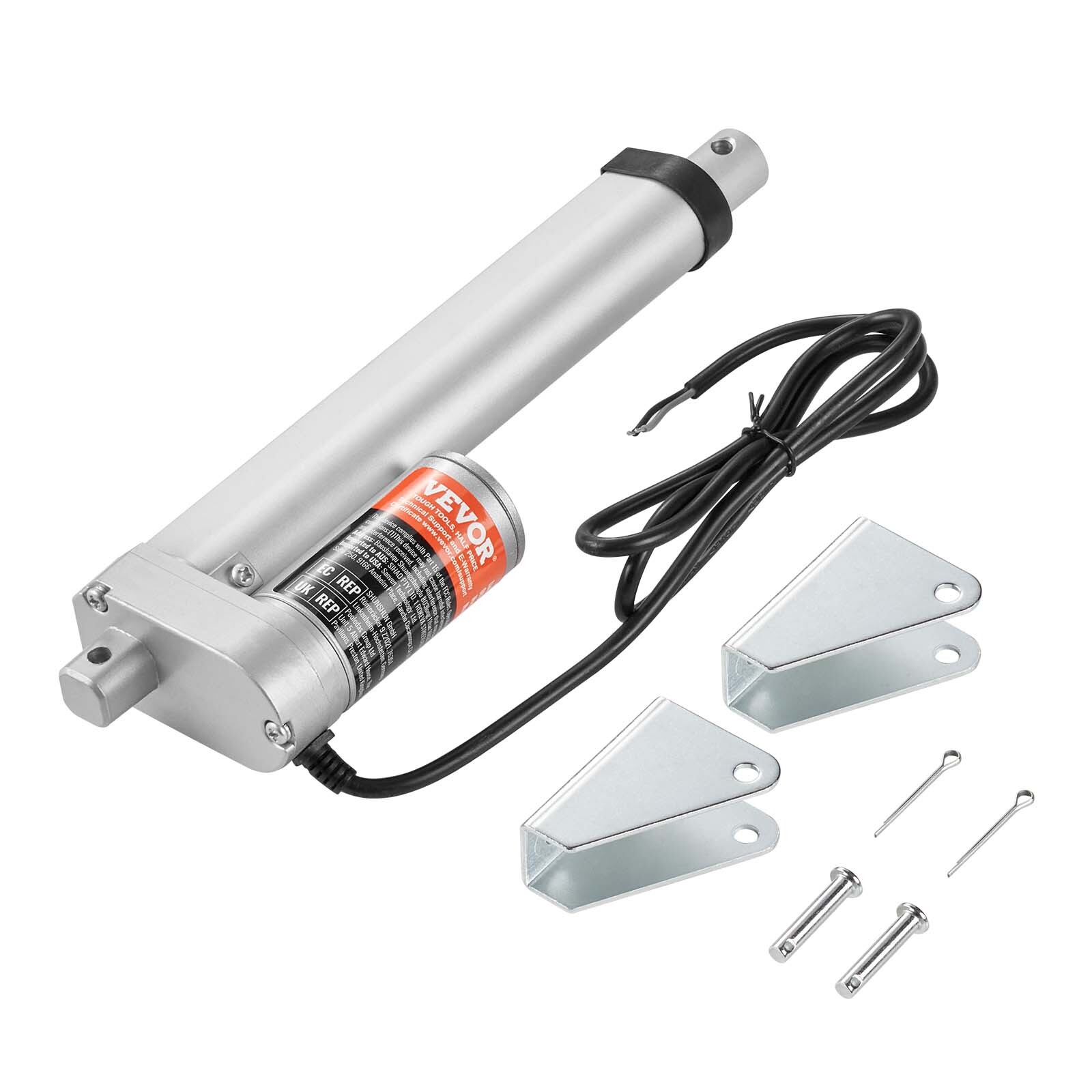VEVOR Linear Actuator 12V 6Inch 0.55″/s High Speed 220lbs/1000N IP54 Protection