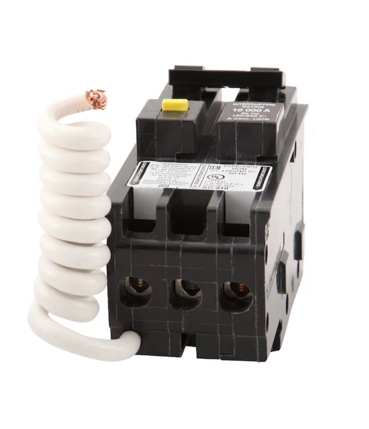 Square D Homeline 50A Two Pole Circuit Breaker & GFI HOM250GFIC