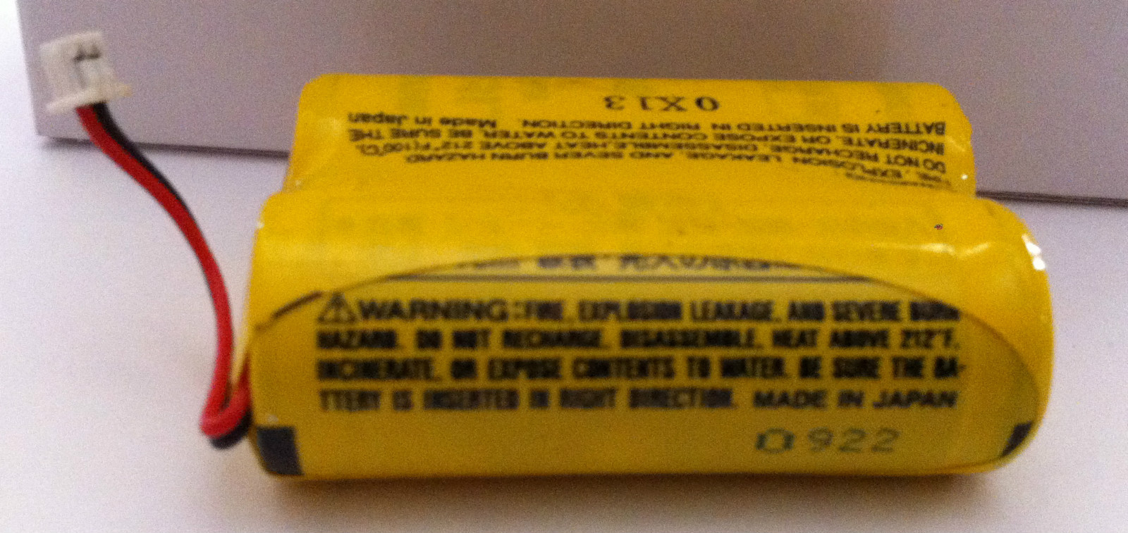 Brand New Panasonic BR-ACF2R 6V Lithium FAUNC Battery w/ Plug