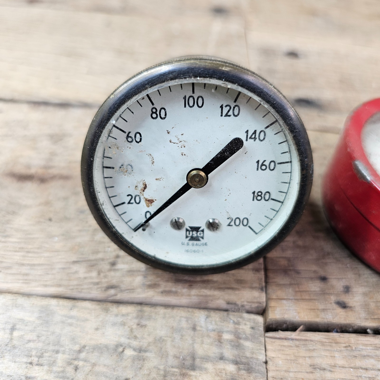 Robinair 11693 & U.S. Gauge 16060-1 HVAC Refrigerant Gauges Lot of 2
