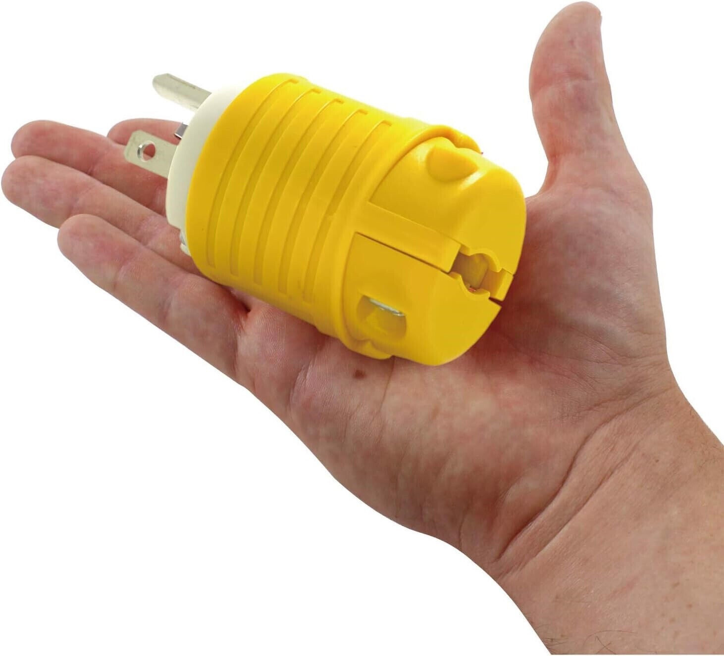 Male & Female Extension Cord End Plugs 15Amp 125V Electrical Connectors 3 Wires