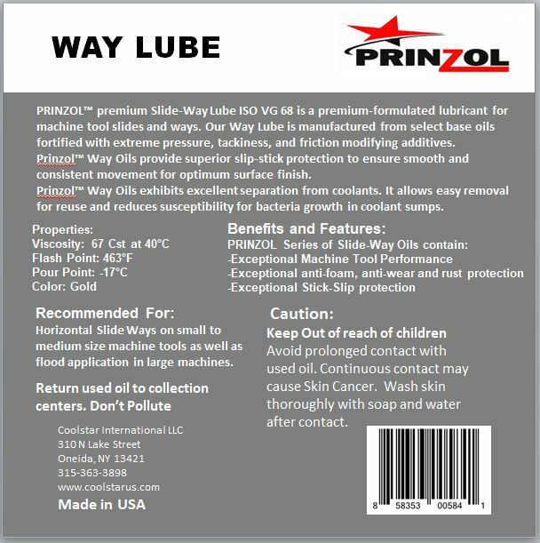 Premium Slide – Way Oil ISO VG 68 (1 Gallon) (Bridgeport, HAAS, Hardinge) #2