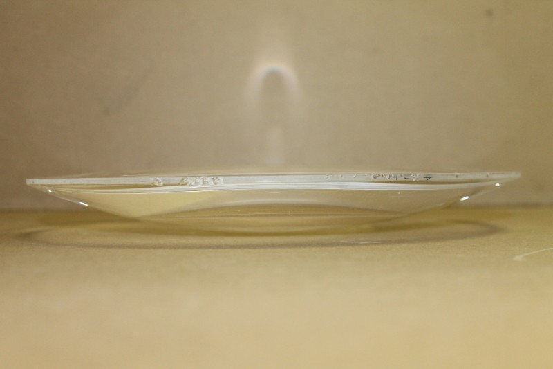 Double convex lens, huge magnifying glass, 12.4″, 315mm OD, Small imperfections